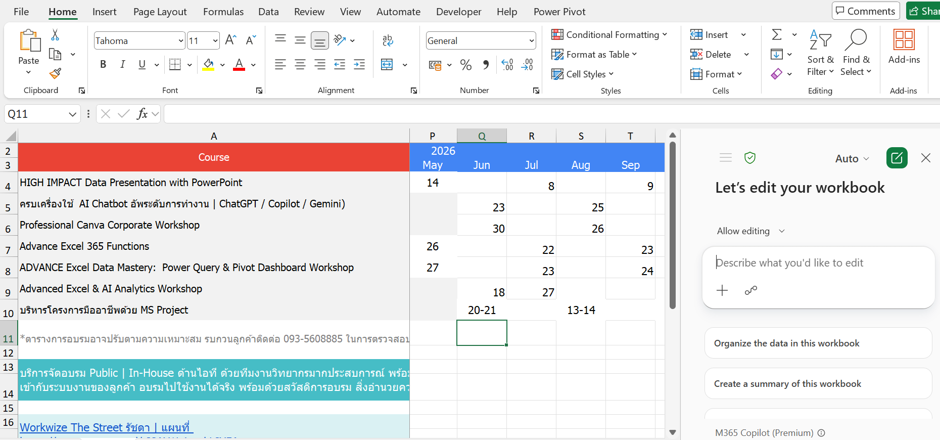 Microsoft Copilot Office Workshop
